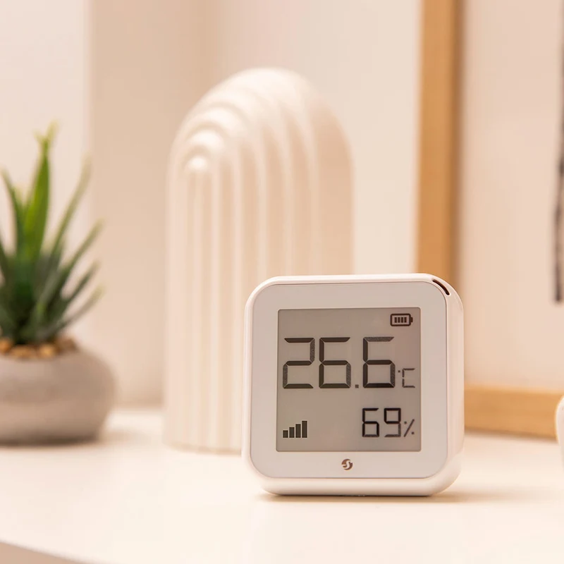 Shelly H&T Plus - Sensor de Temperatura e Humidade Branco