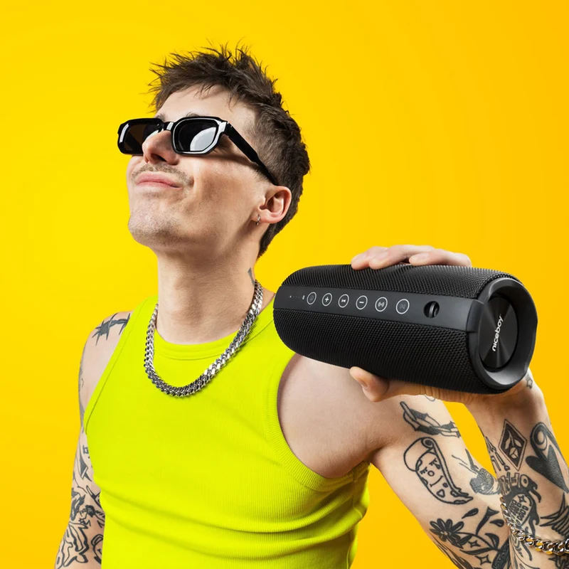 Niceboy RAZE Titan 4 Bluetooth højtaler 50W, FM radio, Sort
