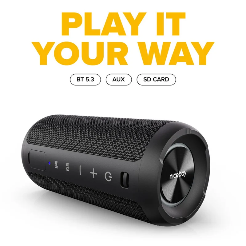 Niceboy Orion 24W Trådløs Højtaler m. radio, IPX7, 25 timers batteritid