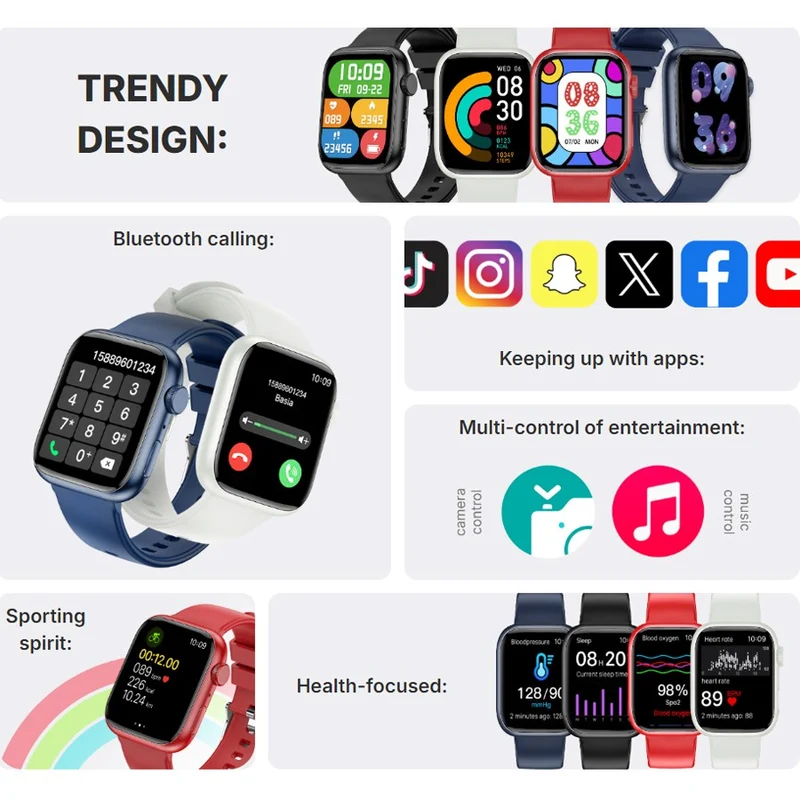 Forever IGo 3 JW-500 Smartwatch Til Børn, Navy