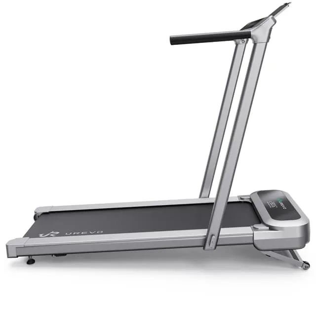 Urevo FoldiMix 5 Pro 2-in-1 Treadmill, Black