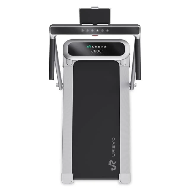Urevo FoldiMix 5 Pro 2-in-1 Treadmill, Black