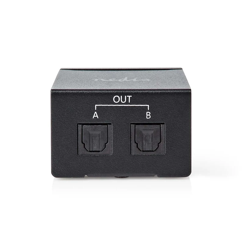 TosLink-Splitter 2-wegs - Ingangen audio / video / data: TosLink Female - Uitgangen audio / video / data: 2x TosLink