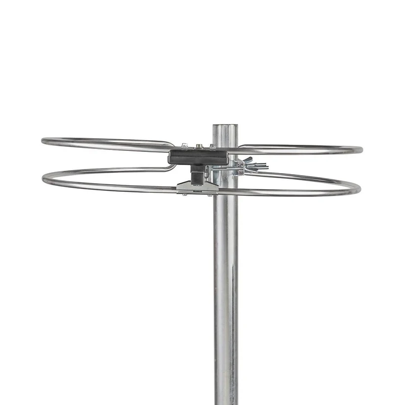 Buitenantenne Ontvangstbereik: 0-15 km - Versterking: 4 dB - Aluminium