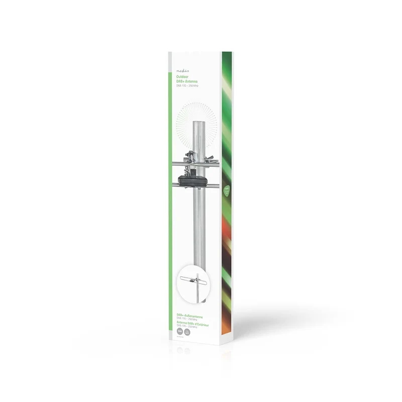 DAB+-Antenne voor Buiten Passief - Ontvangstbereik: 0-50 km - Versterking: 4 dB