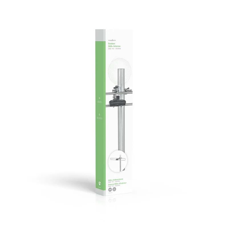DAB+-Antenne voor Buiten Passief - Ontvangstbereik: 0-50 km - Versterking: 4 dB