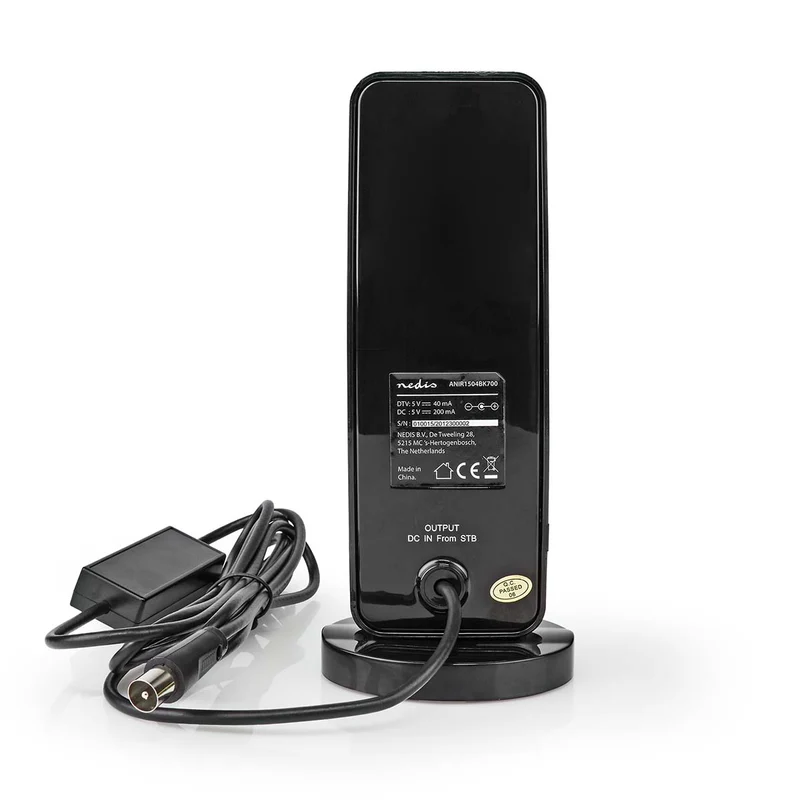 Binnenantenne Actief - FM / UHF / VHF - Ontvangstbereik: 0-15 km