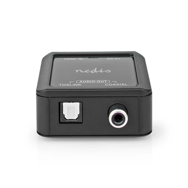 Digitale Audioconverter 1-weg - Ingangen audio / video / data: DC Power / HDMI™ Input - Uitgangen audio / video / data: 1x Coax Audio / 1x TosLink Female