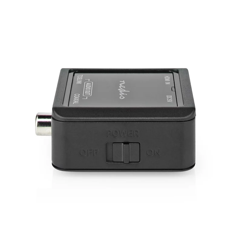 Digitale Audioconverter 1-weg - Ingangen audio / video / data: DC Power / HDMI™ Input - Uitgangen audio / video / data: 1x Coax Audio / 1x TosLink Female
