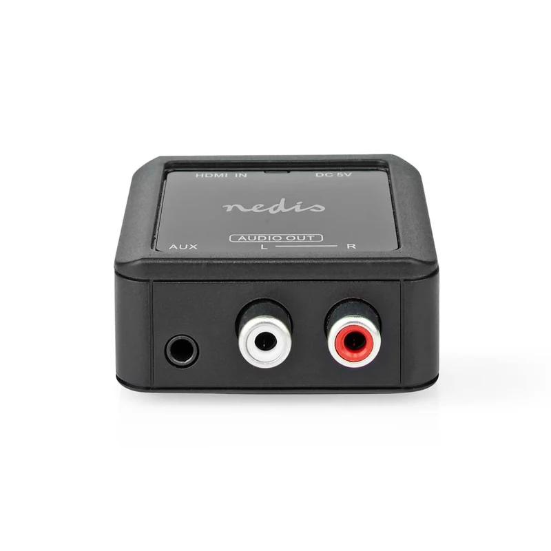 Digitale Audioconverter 1-weg - Ingangen audio / video / data: HDMI™ Input - Uitgangen audio / video / data: 1x 3.5 mm Audio Out / 2x (2x RCA Female)