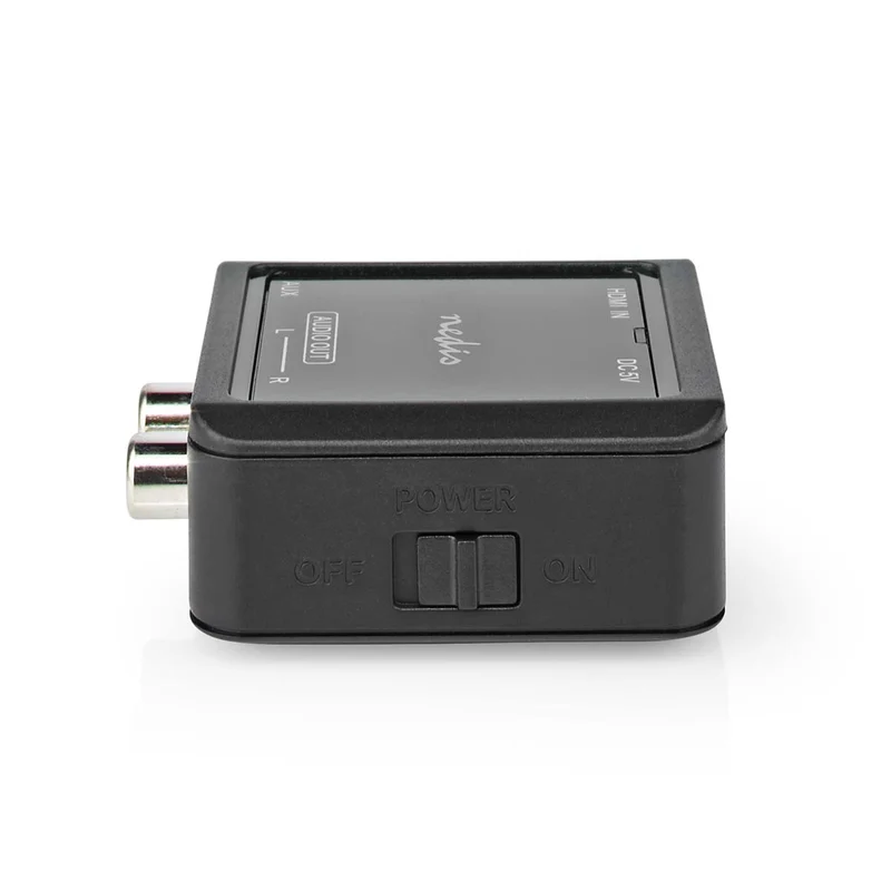 Digitale Audioconverter 1-weg - Ingangen audio / video / data: HDMI™ Input - Uitgangen audio / video / data: 1x 3.5 mm Audio Out / 2x (2x RCA Female)