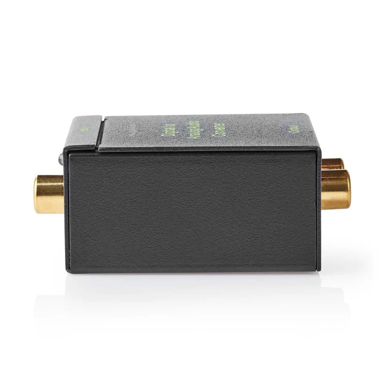Digitale Audioconverter 1-weg - Ingangen audio / video / data: 1x Digital RCA / 1x TosLink - Uitgangen audio / video / data: 1x (2x RCA) / 1x 3.5 mm Audio Out
