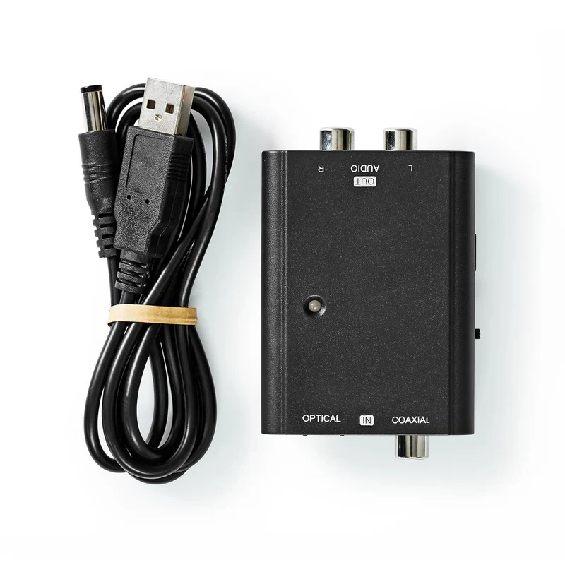 Digitale Audioconverter 2-wegs - Ingangen audio / video / data: 1x S/PDIF (RCA) Female / 1x Toslink Female - Uitgangen audio / video / data: 2x RCA Male