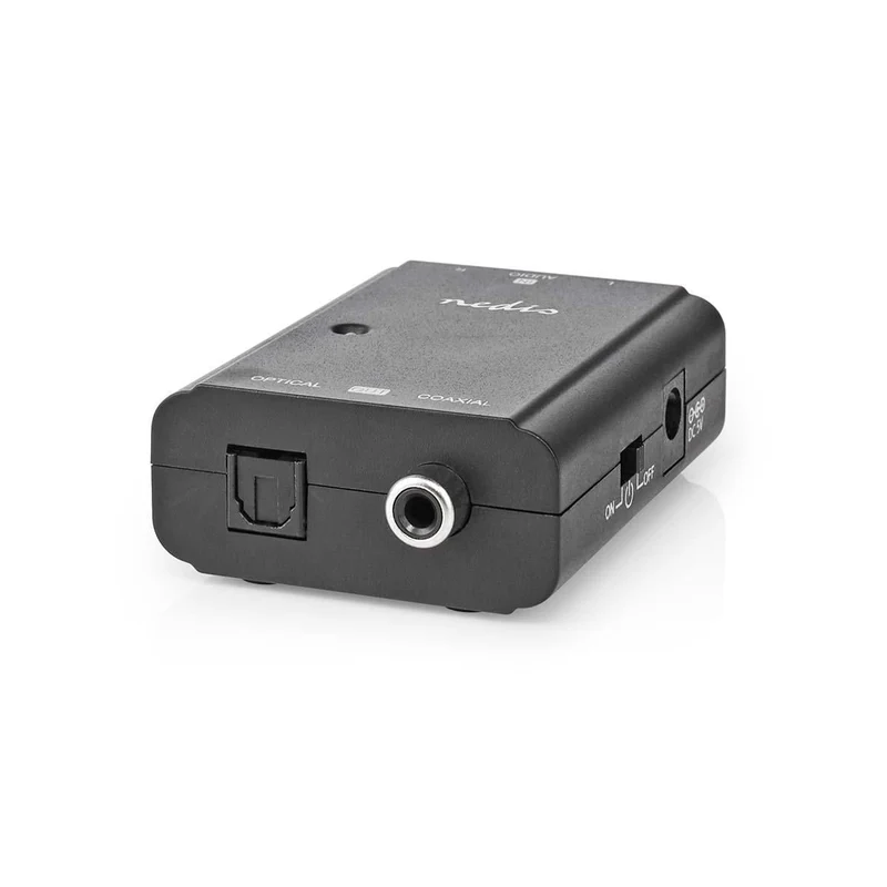 Digitale Audioconverter 1-weg - Ingangen audio / video / data: 2x RCA Male - Uitgangen audio / video / data: 1x S/PDIF (RCA) Female / 1x TosLink Female
