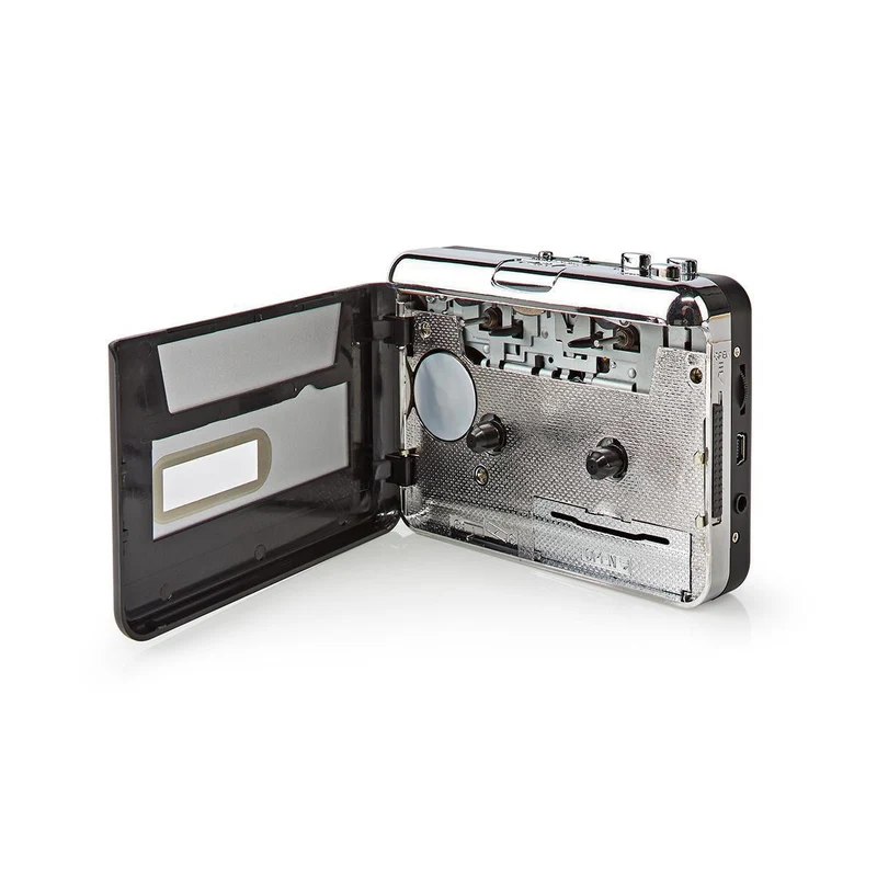 Cassettebandjes Digitaliseren Draagbaar - Inclusief accessoires: USB kabel - Batterij Gevoed / USB Gevoed