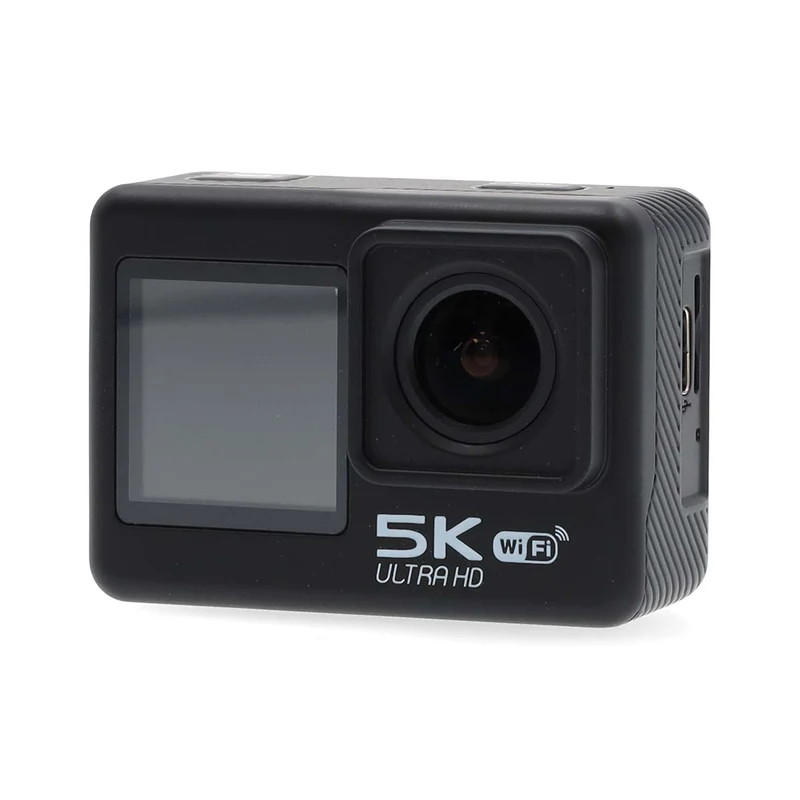 Action Cam Dubbel scherm - 5K@30fps - 16 MPixel