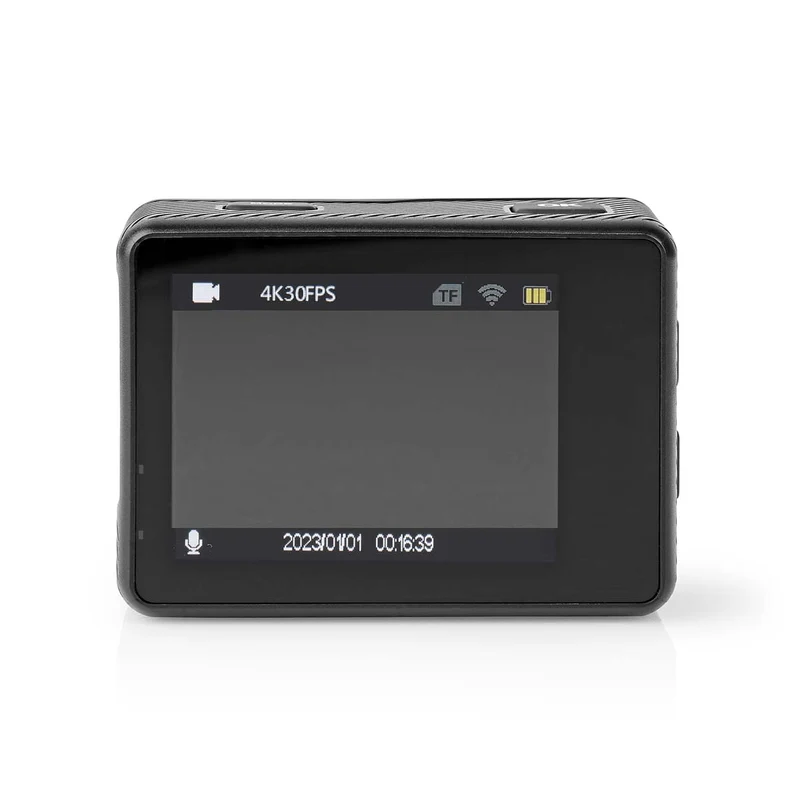 Action Cam Dubbel scherm - 4K@30fps - 16 MPixel