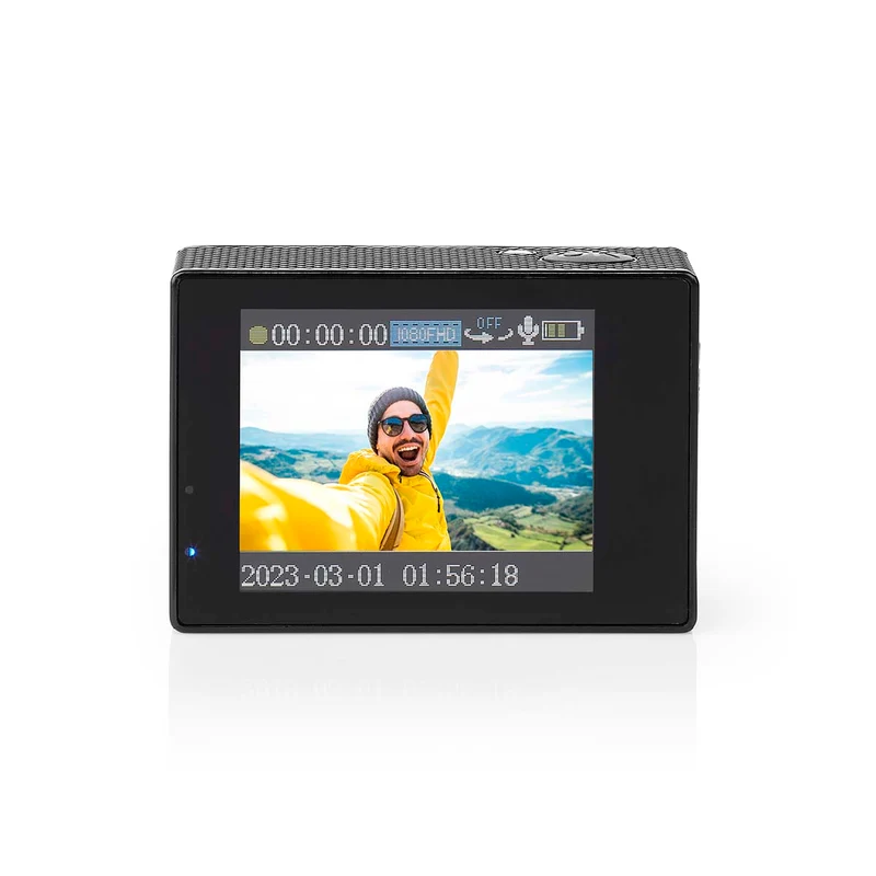 Action Cam 1 Scherm - 1080p@30fps - 12 MPixel
