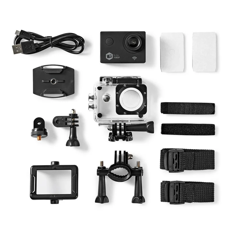 Action Cam 1 Scherm - 1080p@30fps - 12 MPixel