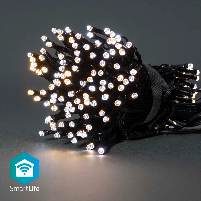 SmartLife-kerstverlichting Koord - Wi-Fi - Warm tot Koel Wit