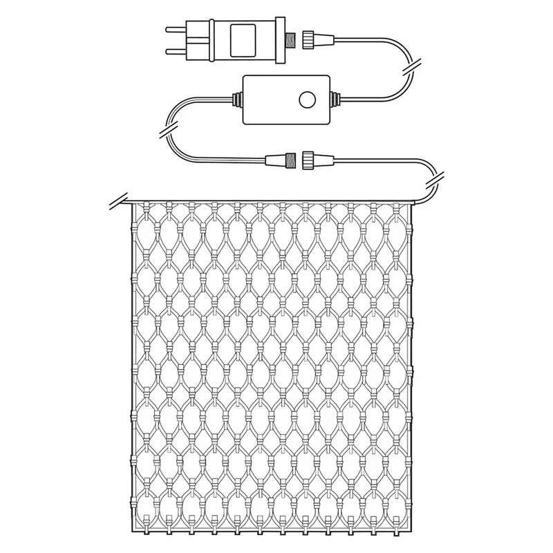 SmartLife-kerstverlichting Net - Wi-Fi - Warm Wit