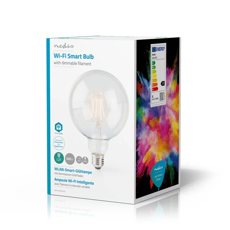 SmartLife LED Filamentlamp Wi-Fi - E27 - 500 lm