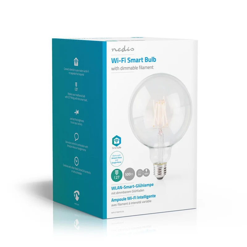SmartLife LED Filamentlamp Wi-Fi - E27 - 500 lm