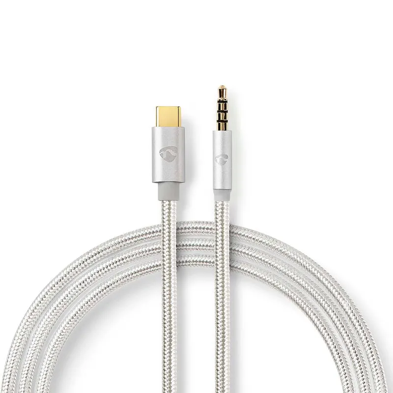 USB-C™ Adapter USB 2.0 - USB-C™ Male - 3,5 mm Male