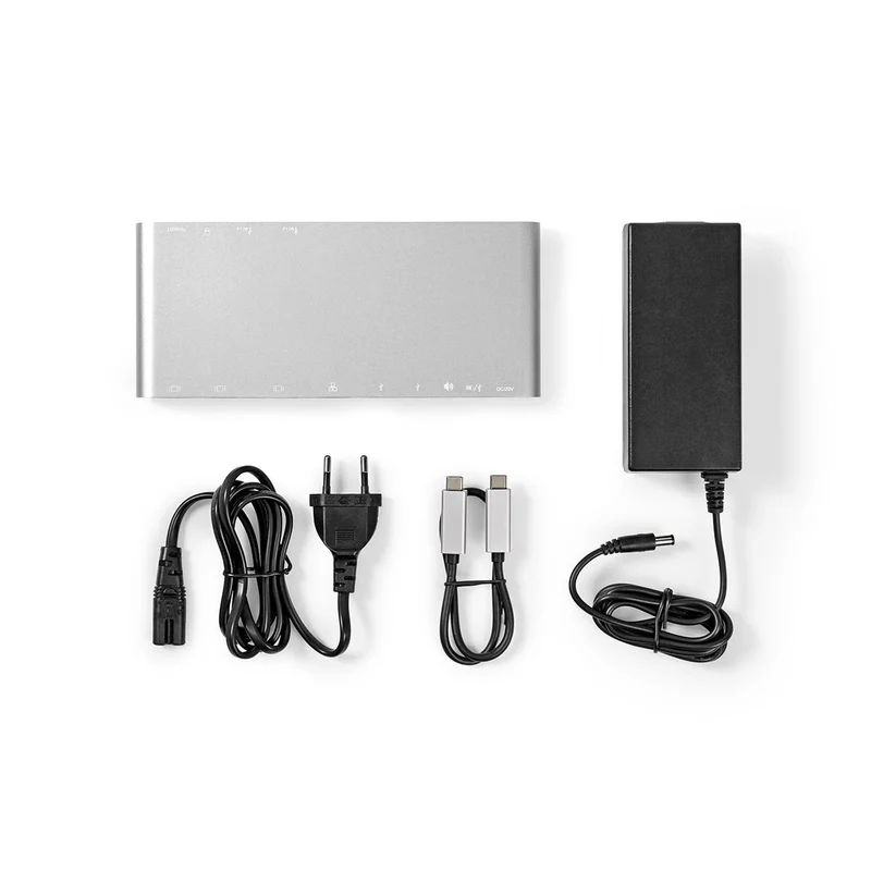 USB Docking Station USB 3.2 Gen 1 - USB-C™ Male - DisplayPort Female / HDMI™ Output / RJ45 Female / VGA Female 15p / 2x 3,5 mm Female / 2x USB-C™ / 4x USB-A