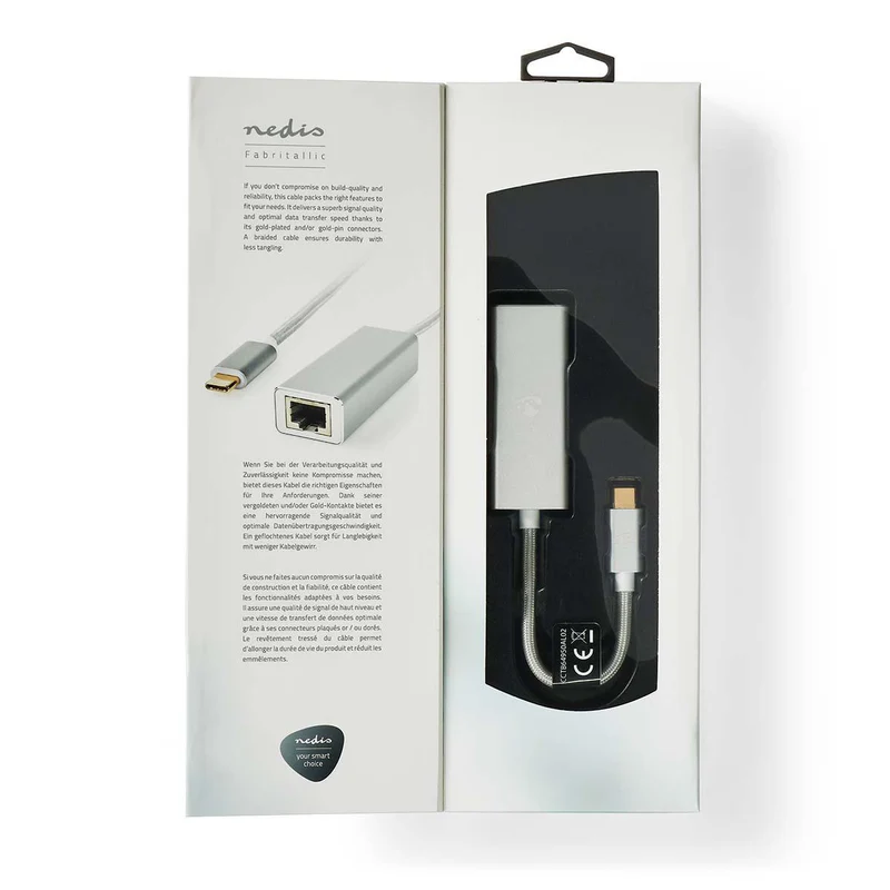 USB-netwerkadapter USB 3.2 Gen 1 - 1 Gbps - USB-C™ Male