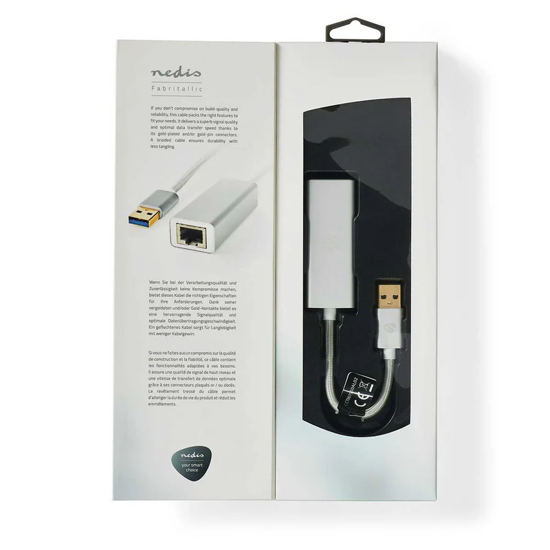 USB-netwerkadapter USB 3.2 Gen 1 - 1 Gbps - USB-A Male