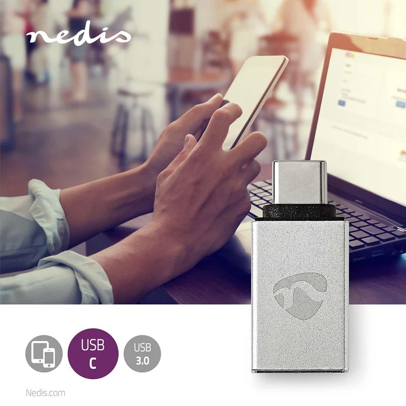 USB-C™ Adapter USB 3.2 Gen 1 - USB-C™ Male - USB-A Female