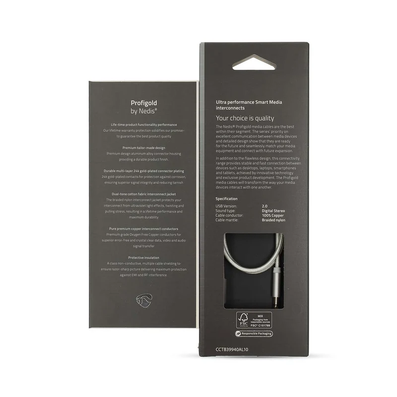 Lightning-Adapter Apple Lightning 8-Pins - 3,5 mm Male - Verguld