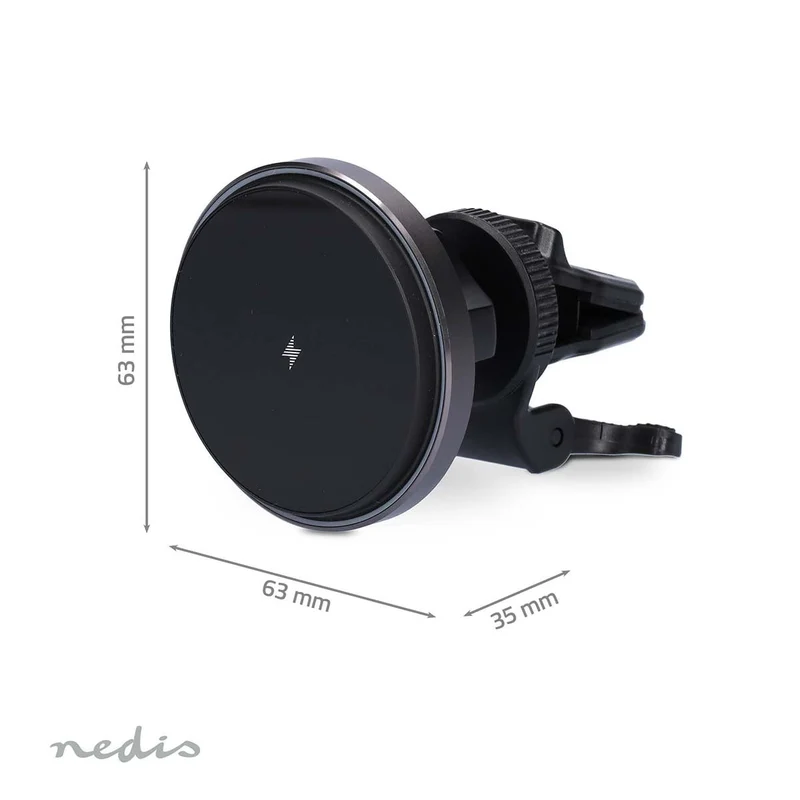 Draadloze Autolader 7.5 / 10 / 15W - 1.5 / 1.67 / 2.0A - 1.00m