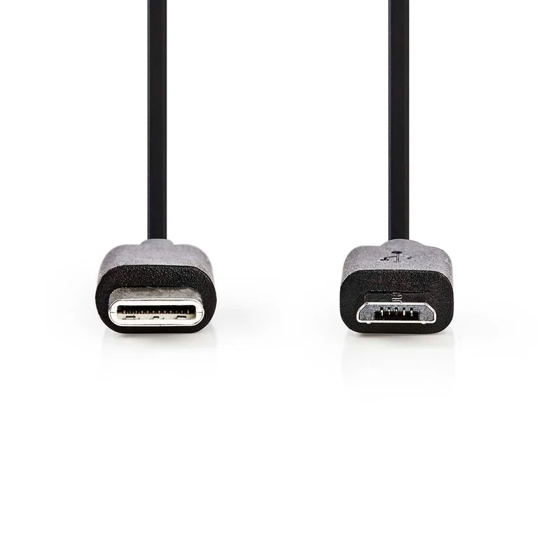 USB-Kabel USB 2.0 - USB-C™ Male - USB Micro-B Male