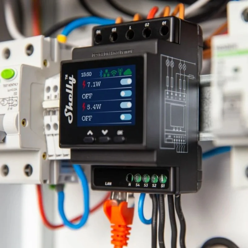 Shelly PRO 4PM V2 - Módulo WiFi/BT/LAN