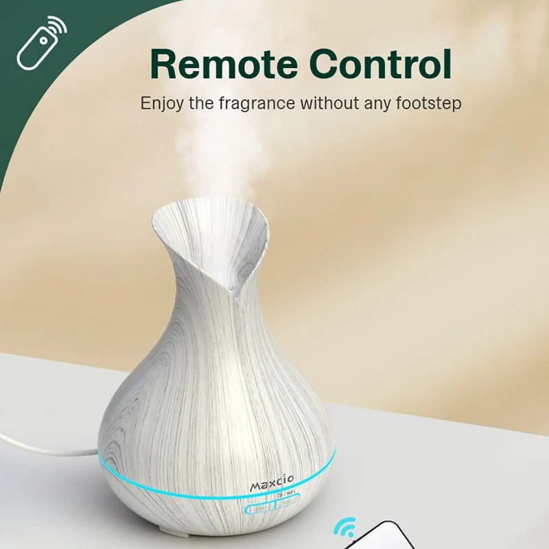Humidificador + Difusor de Aromas Inteligente Branco WiFi c/ Comando