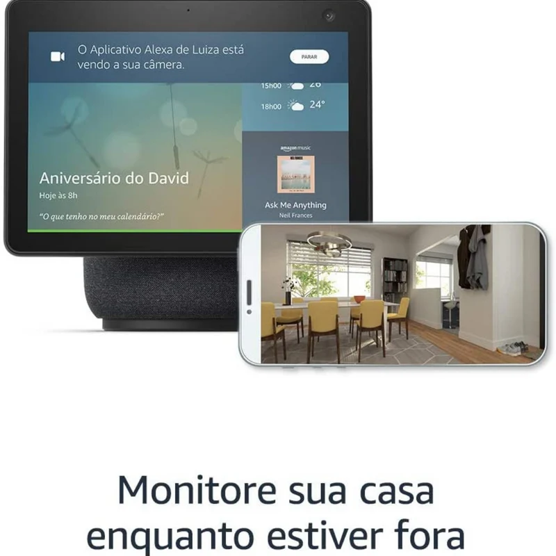 Amazon Alexa Echo Show 10 Preto Antracite (Geração 3)