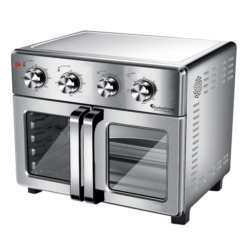 TurboTronic TT-AF32MFD Airfryer XXL / Oven 32L, Silver
