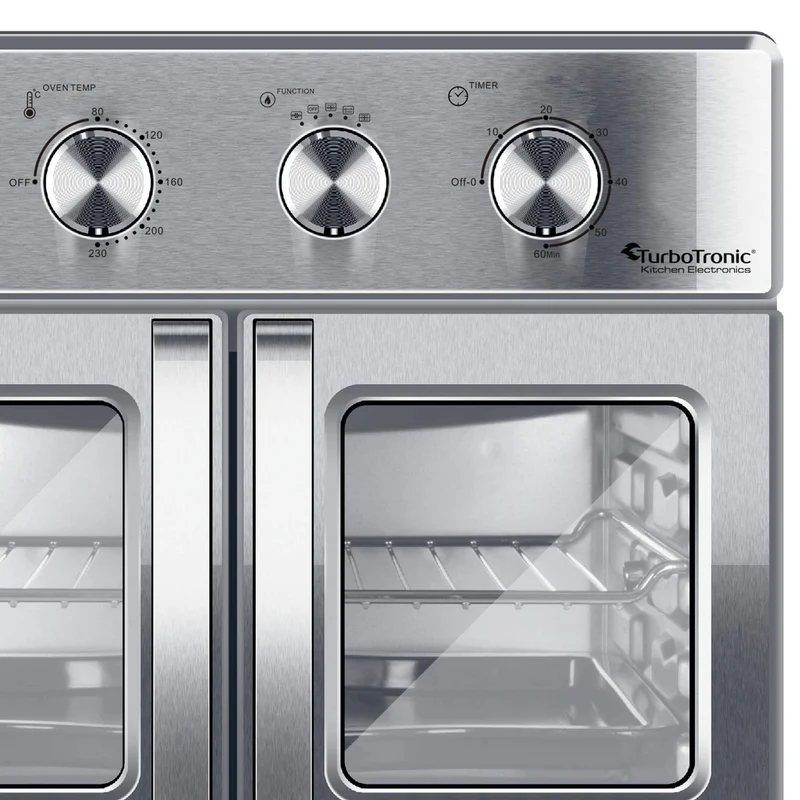 TurboTronic TT-AF32MFD Airfryer XXL / Oven 32L, Silver