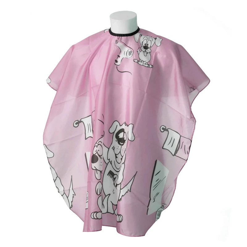 Klippkappa Barn Child Cape Doggy Pink