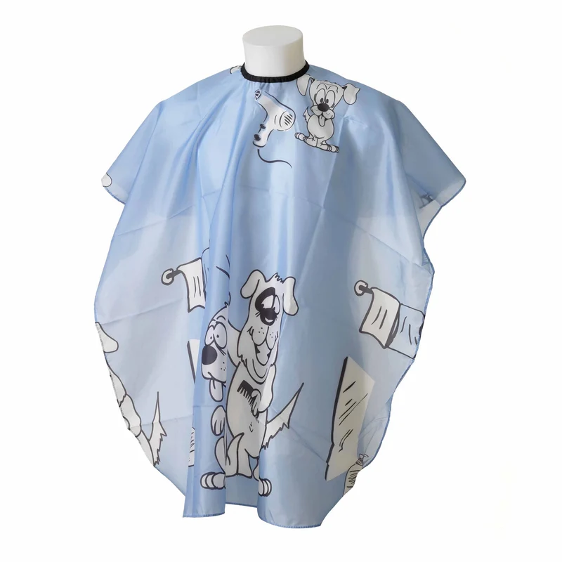 Klippkappa Barn Child Cape Doggy Blue