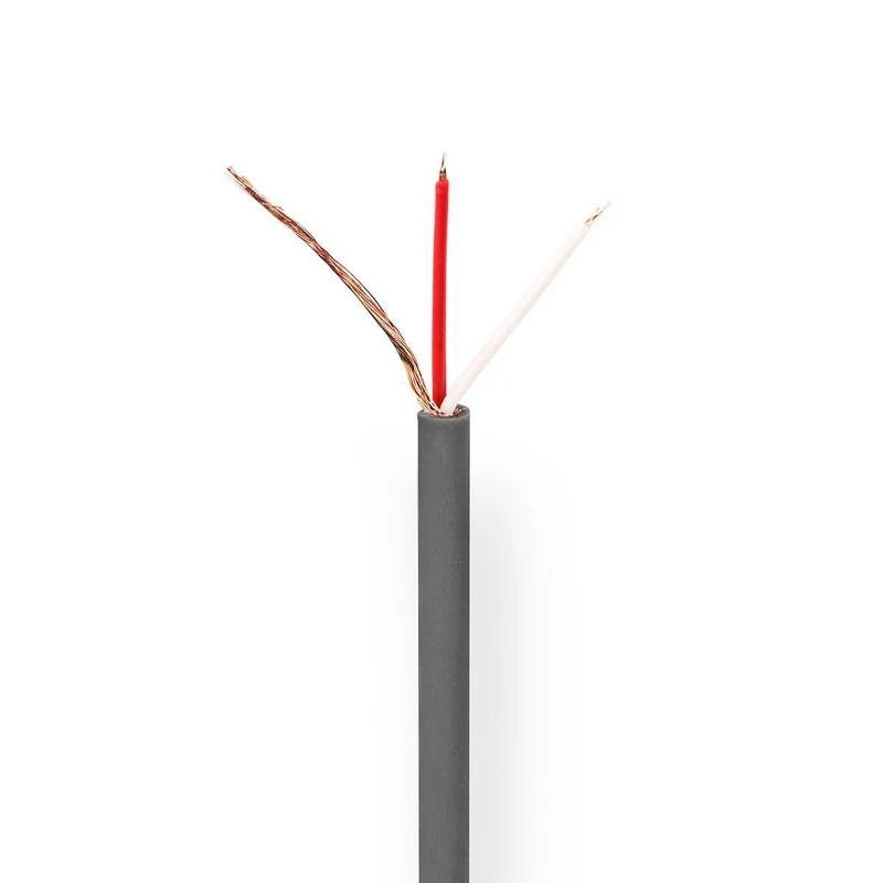 Microfoonkabel 2 x 0.12 mm² - Koper - 100m