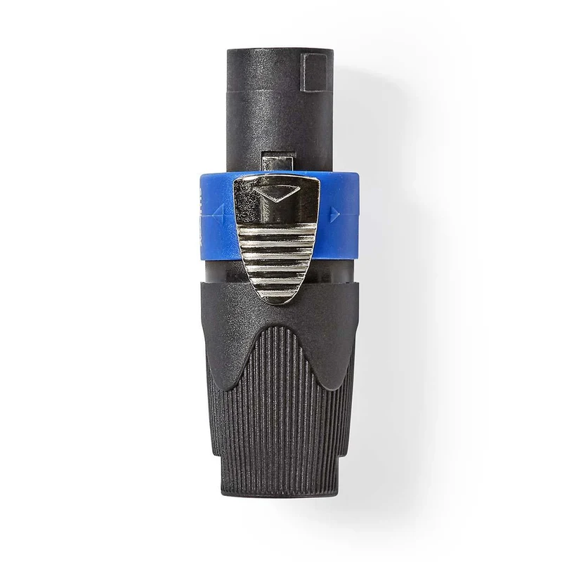 Speaker-Connector Recht - Male - Vernikkeld