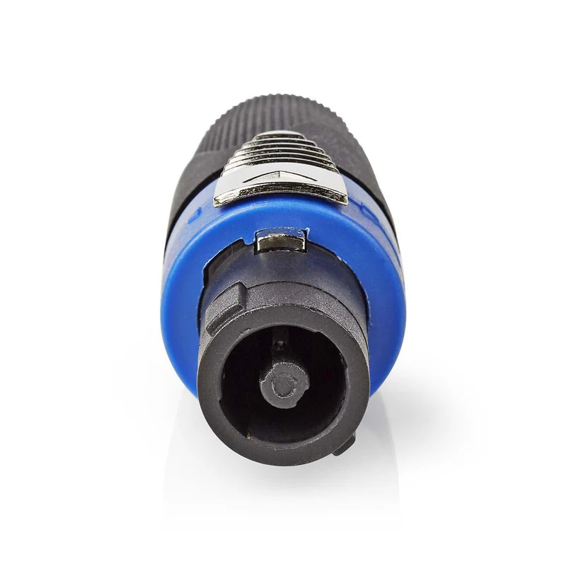 Speaker-Connector Recht - Male - Vernikkeld