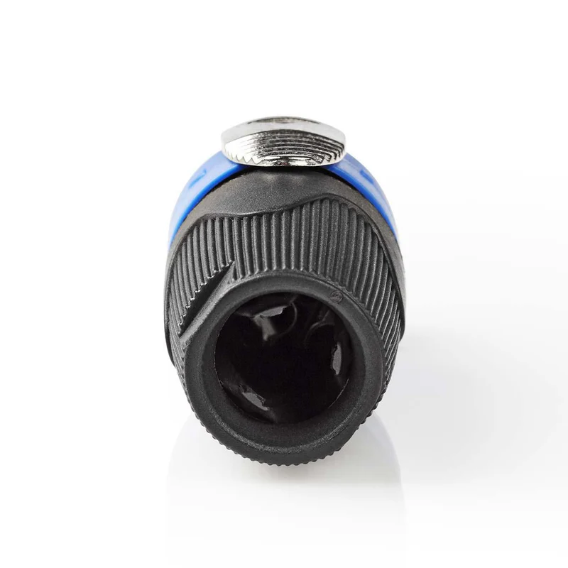 Speaker-Connector Recht - Male - Vernikkeld