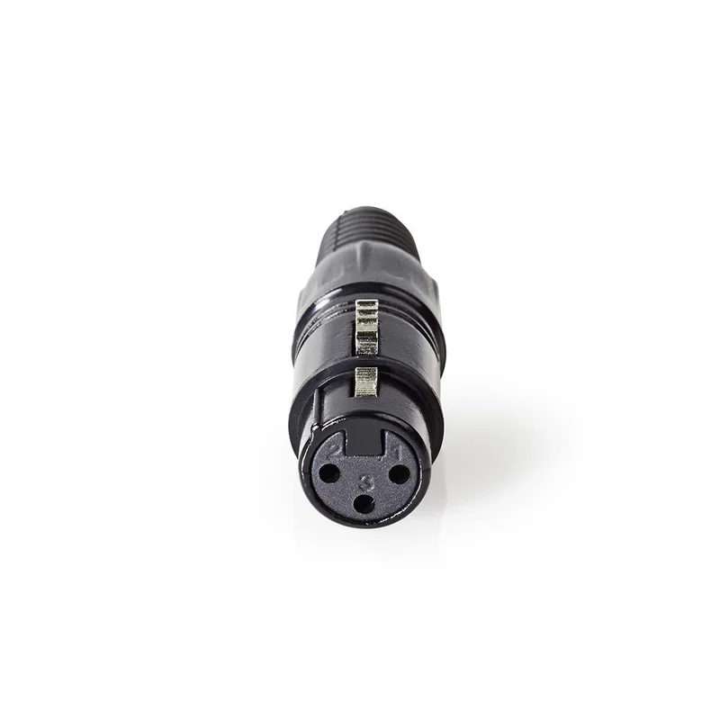 XLR-Connector Recht - Female - Vernikkeld