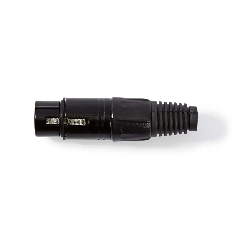 XLR-Connector Recht - Female - Vernikkeld