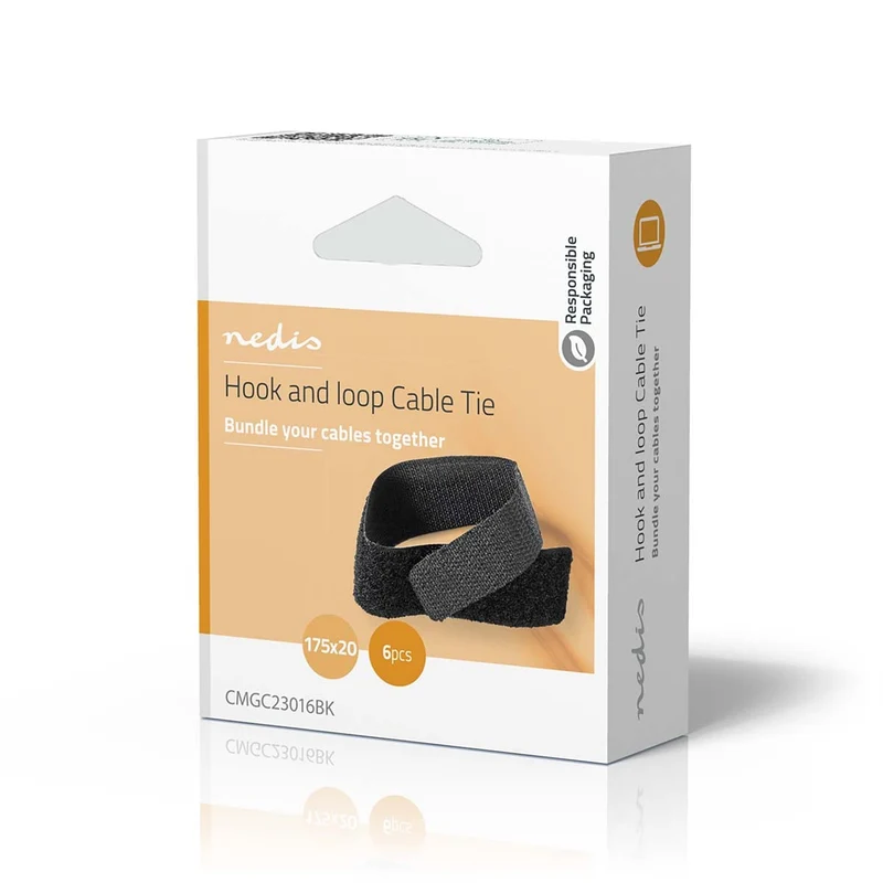 Kabelmanagement Klittenband - Vergrendeld - 6 Stuks