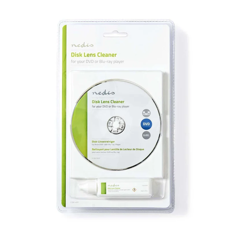 Disc Lensreiniger Reinigingsschijf - 20 ml - Blu-ray-Speler / DVD-Speler